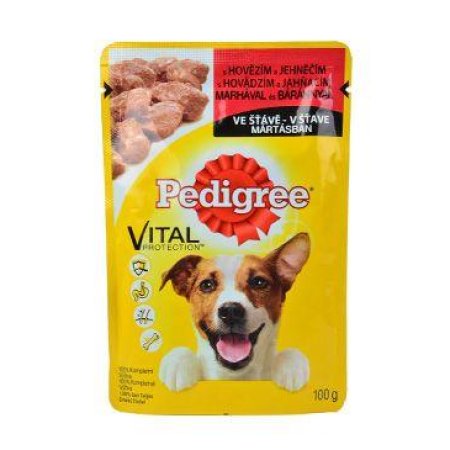PEDIGREE kapsička Adult hovězí + jehně ve šťávě 100 g (EXPIRACE 11/2024)