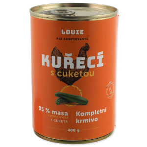 Konzerva LOUIE kuřecí  s cuketou 400g