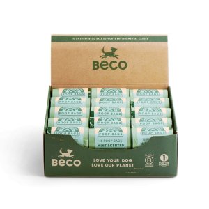 Beco Sáčky na exkrementy z recyklovaných materiálů, peprmintové aroma 450ks