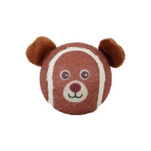 Hračka pes TENNIS BALLS míček Méďa M Zolux