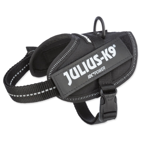 Postroj Trixie Julius-K9 IDC černý 2XS/Baby: 2 33–45cm*18mm