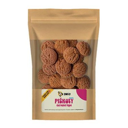 Dingo Piškoty červená řepa 250 g