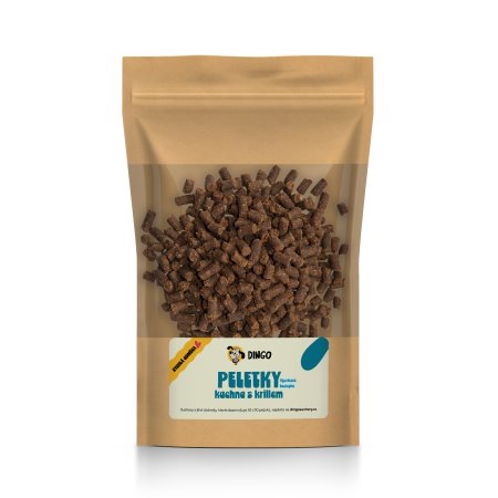 Dingo Peletky kachna s krillem 150 g