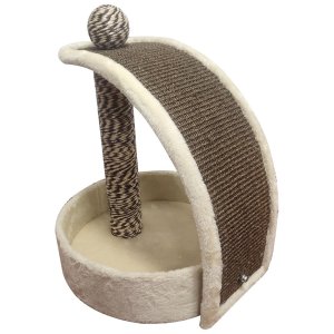 Škrábadlo Gernot - hnědo/béžové