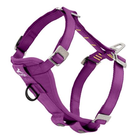 Kurgo True Fit Enhanced Strenght Bezpečnostní postroj pro psy s autopásem fialový S