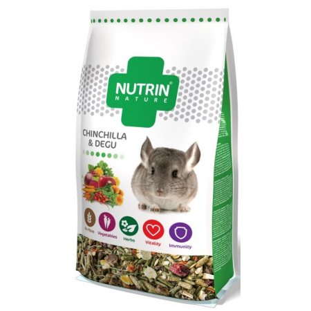 Nutrin Nature - činčila & osmák 750 g (POŠKOZENÝ OBAL)