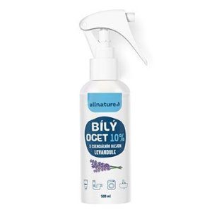 Allnature Bílý ocet sprej 10% s vůní levandule 500ml