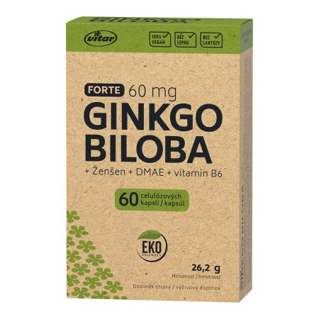 Vitar EKO Ginkgo biloba forte 60 kapslí