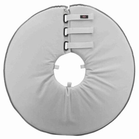 Ochranný měkký límec "disk", polyester/pěna, šedá