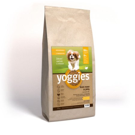 Yoggies Krůtí maso&jáhly, minigranule lisované za studena s probiotiky 15 kg