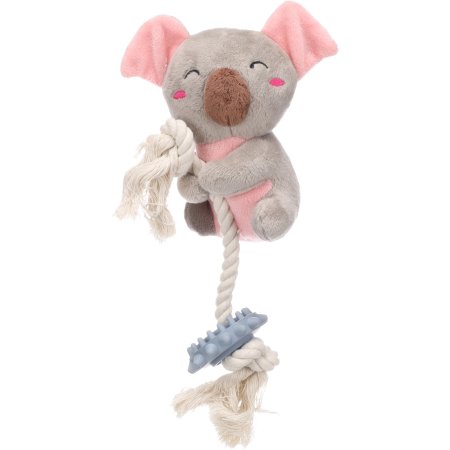 Flamingo Didi Hračka pro štěňata Panda s lanem 23cm