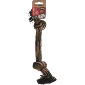 Flamingo Joe Hračka pro psy Lano maskáčové 35cm