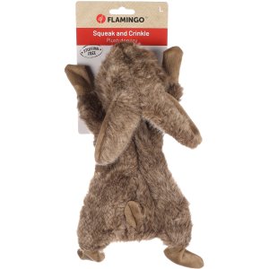 Flamingo Forre Hračka pro psy Králík hnědý L