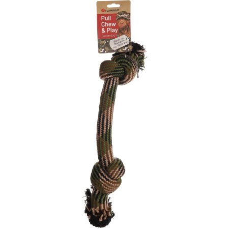 Flamingo Joe Hračka pro psy Lano maskáčové 53cm