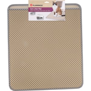 Flamingo Matz Podložka před kočičí toaletu béžová 60x70cm