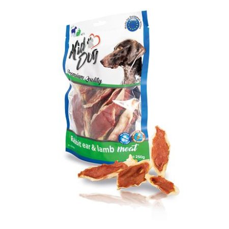 KIDDOG králičí ucho plněné jehněčím masíčkem 250 g