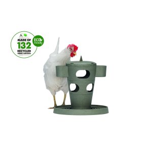 Beeztees Snack Tower Krmítko pro drůbež šedé 32,5cm