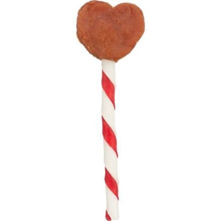 Valentine Heart Lollipop, kuřecí lízátko tvar srdce, 12 cm/15 g [150 ks]