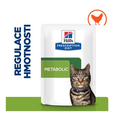Hill’s Prescription Diet Metabolic Regulace hmotnosti pro kočky 12 x 85 g