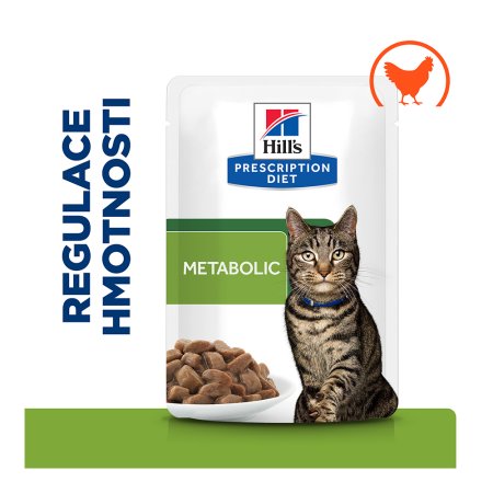 Hill’s Prescription Diet Metabolic Regulace hmotnosti pro kočky 12 x 85 g