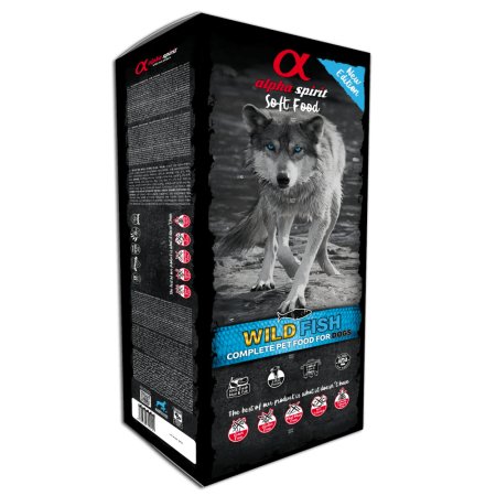 Alpha Spirit FISH complete dog BOX 9kg