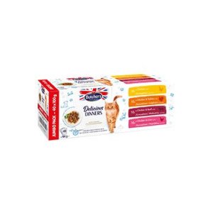 Butcher"s Cat Delic.Dinners kuřecí výběr v želé40x100g