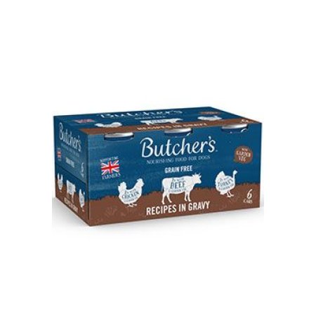 Butcher"s Dog Original hovězí/krůtí/kuř. konz. 6x400g