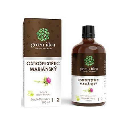 Ostropestřec Mariánský tinktura-kapky TOPVET 100ml