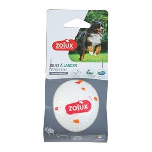 Hračka pes ETPU míček pískací Zolux