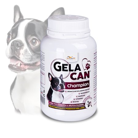Gelacan Champion pro černobílé psy 150 g