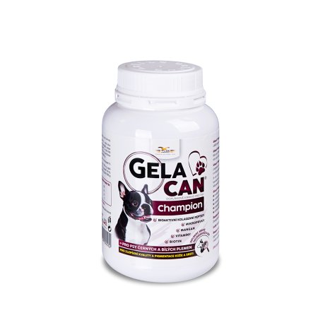 Gelacan Champion pro černobílé psy 150 g