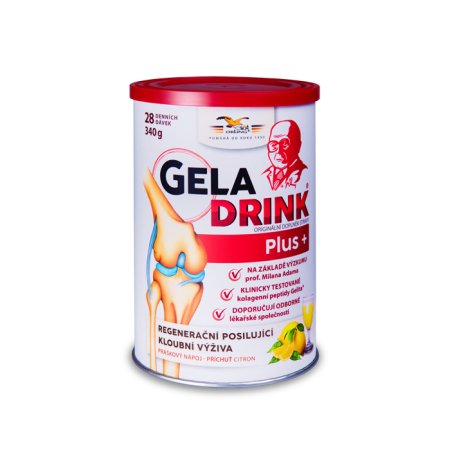 Orling Geladrink Plus práškový nápoj příchuť citron 340 g