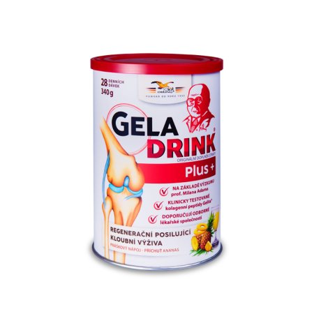 Orling Geladrink Plus práškový nápoj příchuť ananas 340 g
