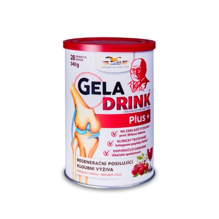 Orling Geladrink Plus práškový nápoj příchuť višeň 340 g