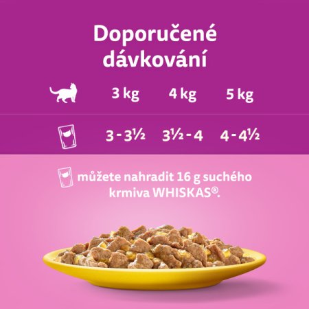 Whiskas kapsička Drůbeží výběr v želé 80 x 85 g