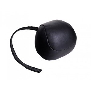 Dogtrace Kožený míček s pogumovanou šňůrkou