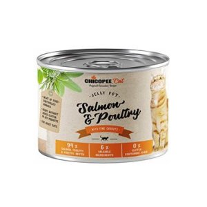 Chicopee Cat konz. Jelly Pot Salmon&Poultry 195g