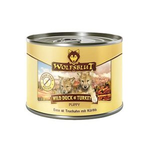 Wolfsblut Dog Puppy Wild Duck&Turkey konz. 200g
