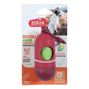 Zásobník sáčků na exkrementy BIVOUAK červená Zolux