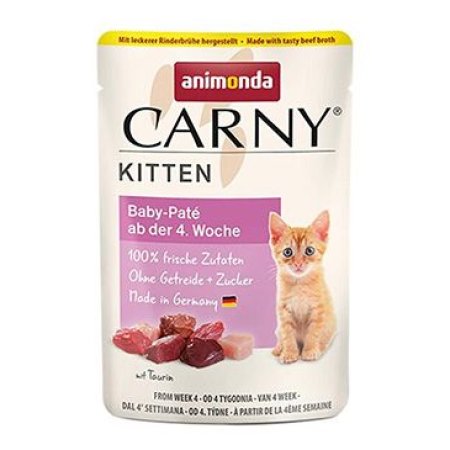 Carny Kitten 85 g Baby Paté, kapsička pro koťata