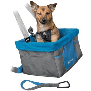 Kurgo Heather Booster Seat Autosedačka šedá/modrá