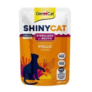 Gimcat ShinyCat kapsa kuře ve vývaru Sterilized 70g