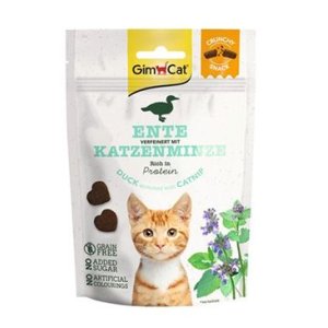 Gimcat Crunchy Snacks kachna s catnipem 50g