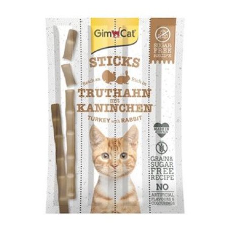 Gimcat Sticks krocan+králík 4ks