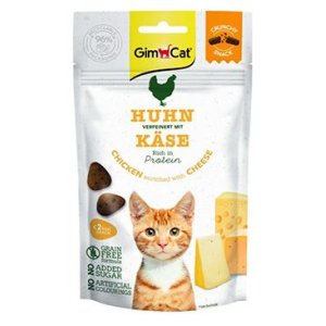 Gimcat Crunchy Snacks kuře se sýrem 50g