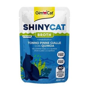 Gimcat ShinyCat kapsa tuňák žlut.s quinoa ve vývaru70g