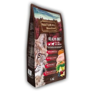 Natural Woodland Realm Diet Cat /kuře/ 5 kg