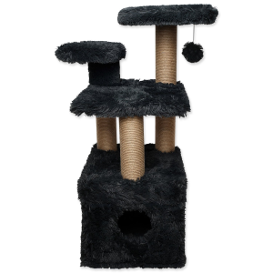 Škrabadlo/Odpočívadlo Magic Cat Amsterdam černé 100x52x67cm