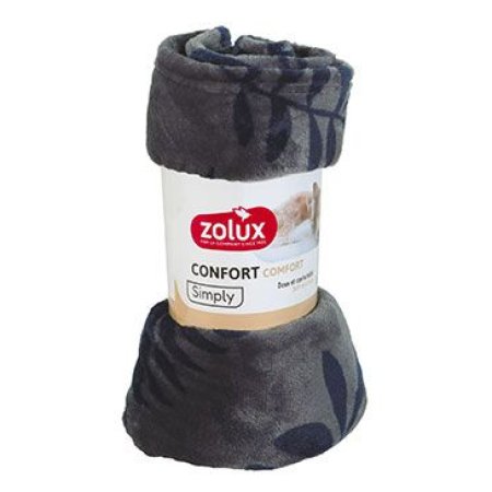 Pelech deka COCOON 100x75cm antracit se vzorem Zolux
