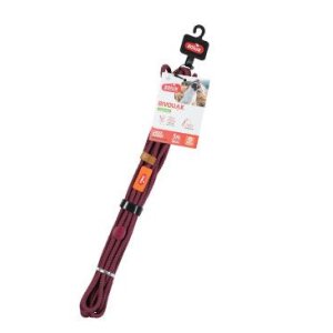 Vodítko pes BIVOUAK provazové 6mm/10m červená Zolux